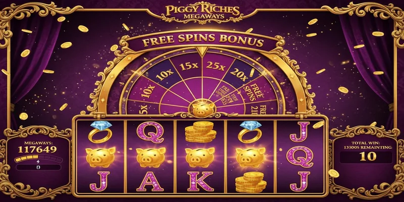 Piggy Riches Megaways Bonus Feature